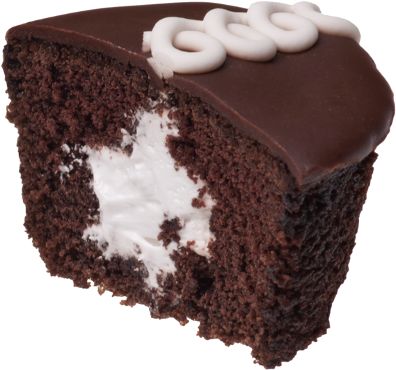 Hostess Cupcake - Cbocolate Cake White Cream Filling Snack (570x570), Png Download