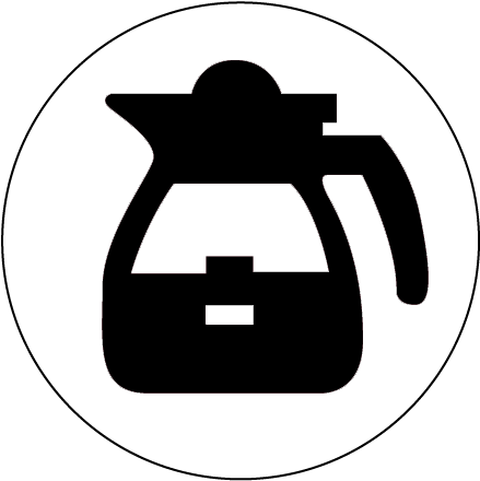 Coffee-pot - Logo (500x500), Png Download