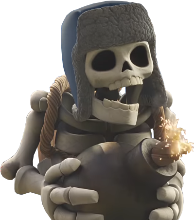 Clash Royale Esqueletos Png - Carta Do Clash Royale Do Esqueleto Gigante (409x461), Png Download