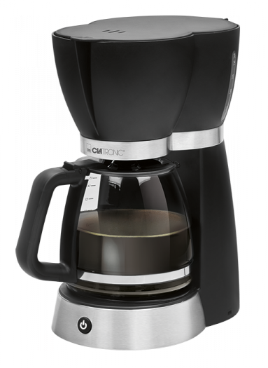 More Details - Coffee Maker Clatronic Ka 3689 Black, Stainless Steel (383x525), Png Download