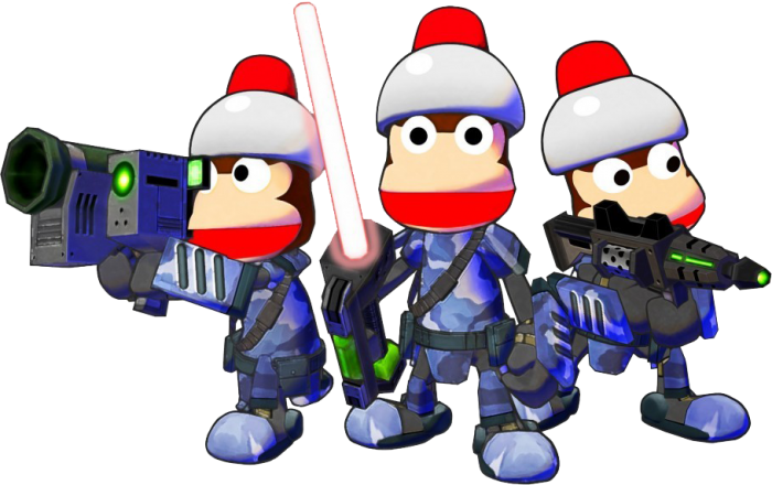 Download Png - Ape Escape Team Monkey (700x440), Png Download