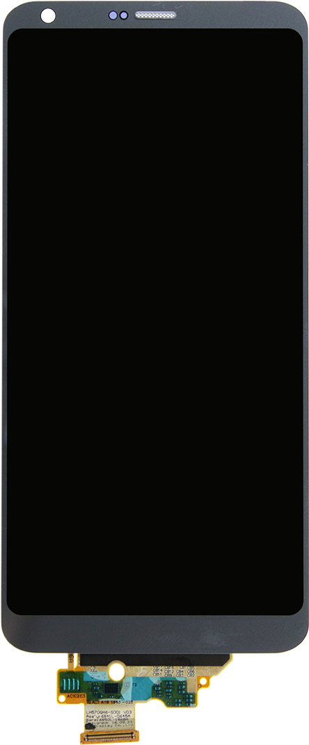 Lg G6 Platinum Lcd Screen And Digitizer - Plg601-bk (1200x1200), Png Download