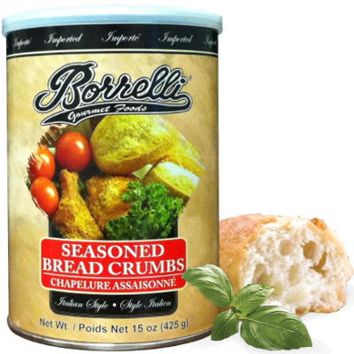 15oz Seasoned Bread Crumbs - Borrelli Pomace Oil 3l (400x400), Png Download
