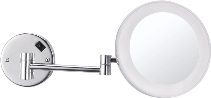 Ablaze Round Mirror Chrome Shaving And Make Up Mirror - Face Mirrors (800x800), Png Download