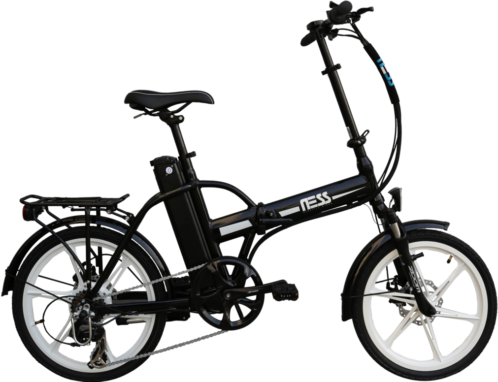 Ness Rua Folding Electric Bike, Electric Bike, Ness, - Dahon Speed D7 2015 (1024x775), Png Download