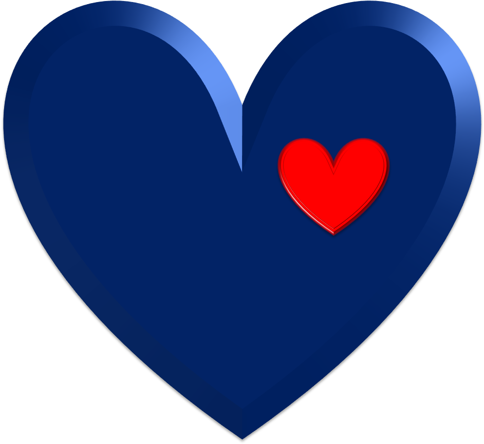 Big Hearts 2 - Heart (948x872), Png Download