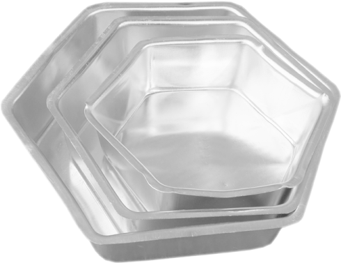 Aluminium Piemould Hexagon Png - Lid (600x600), Png Download