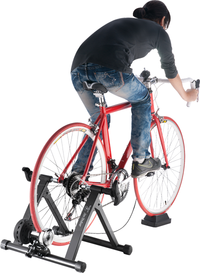 Bike Lane Products Manuals - Bike Lane Pro Trainer Bicycle Indoor Trainer Exercise (400x546), Png Download
