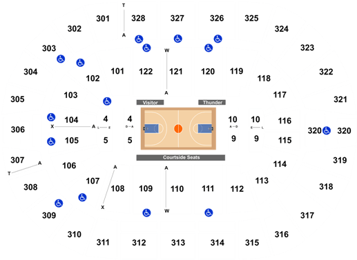 Bok Seating Chart Luke Combs (525x383), Png Download