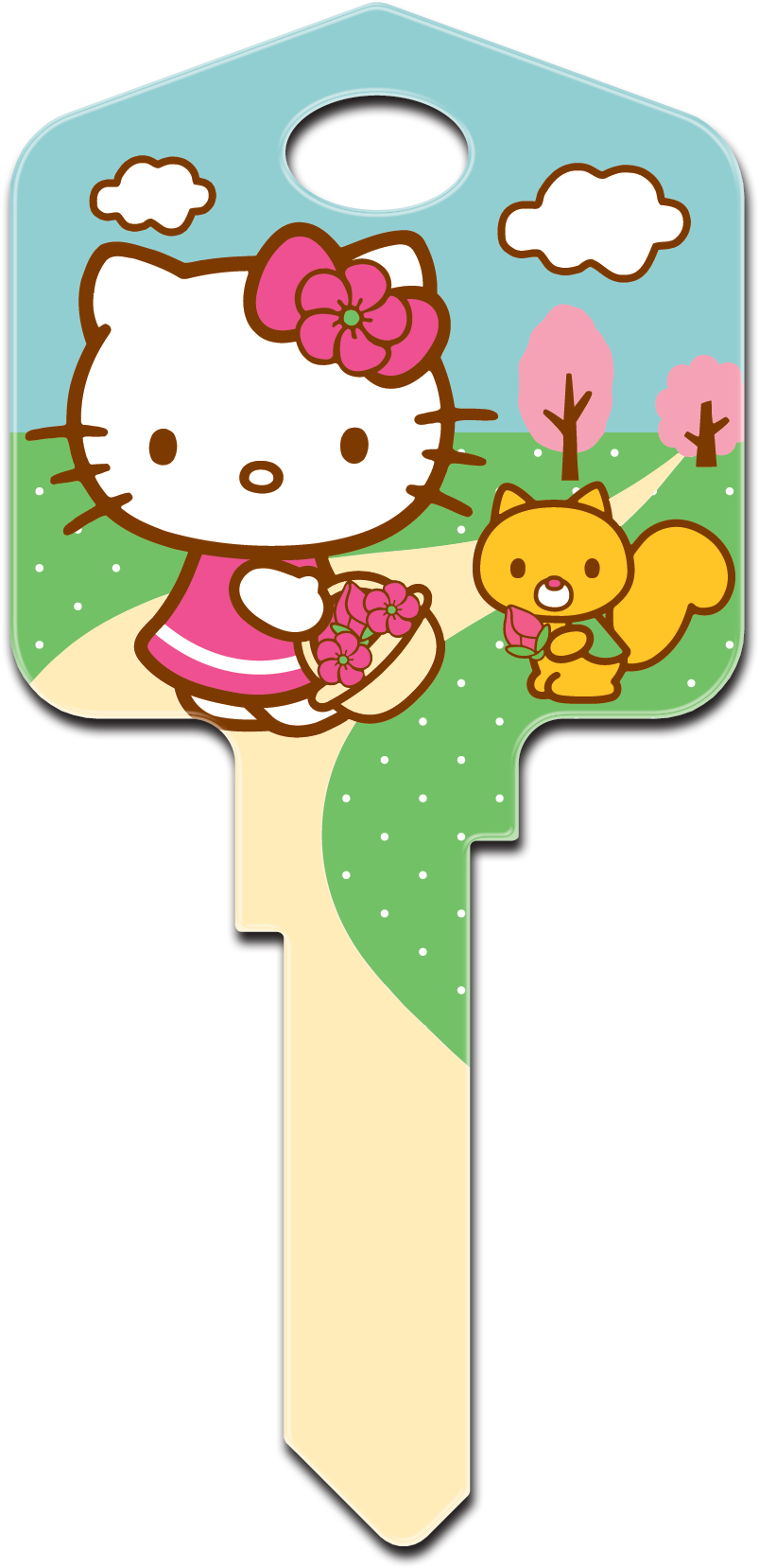 Sr8 - Springtime - - Rose Gold Hello Kitty (863x1725), Png Download