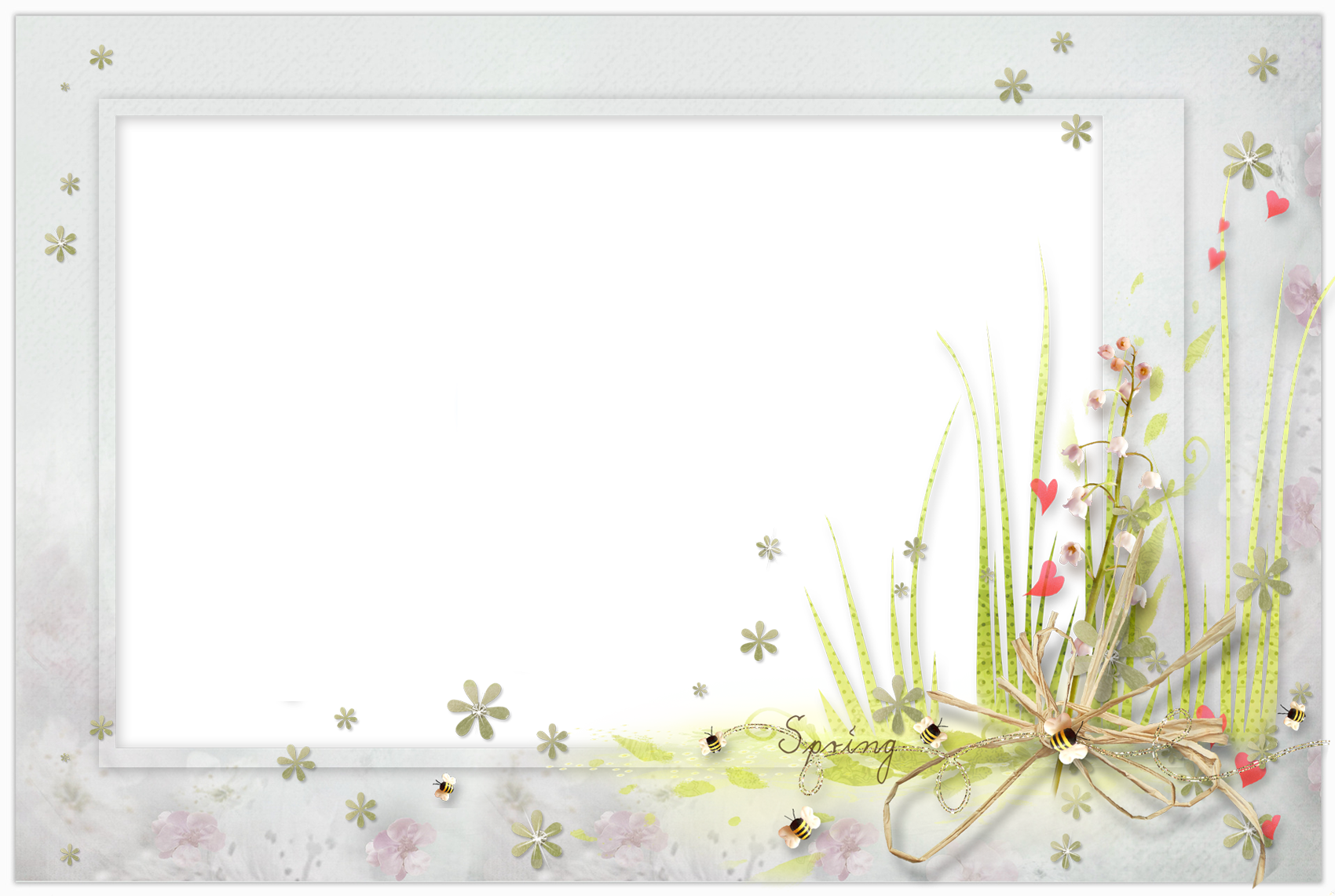 Spring Border Png Download - Picture Frame (1700x1141), Png Download