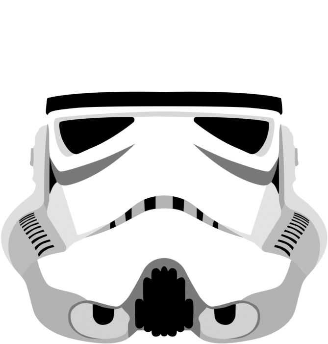 Octopus Stormtrooper Icons Png - Stormtrooper Helmet Transparent Background (805x771), Png Download