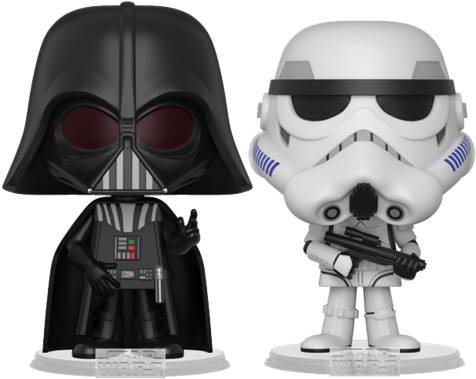 Darth Vader Stormtrooper - Vinyl Darth Vader Stormtrooper (491x400), Png Download