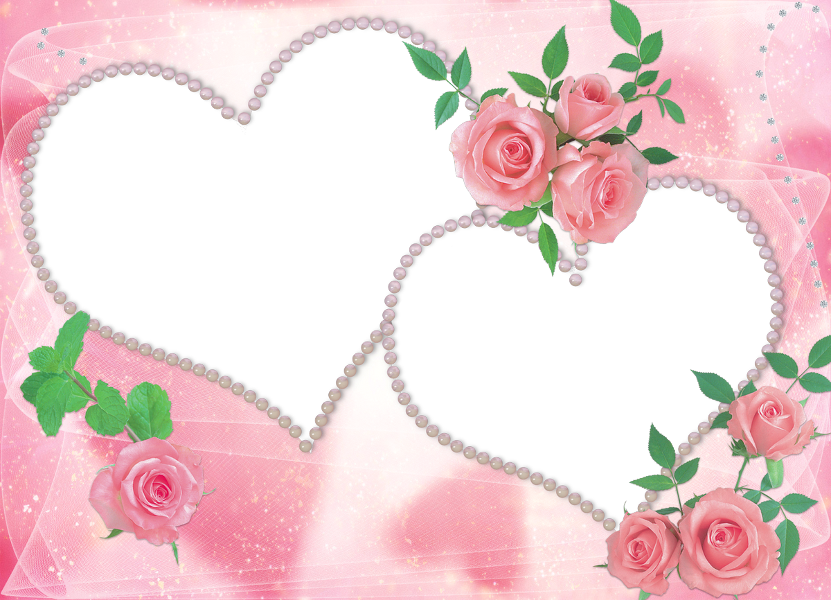 Marco Para Enamorados Flowers Gif, Old Letters, Floral - Marcos Para Fotos De Amor Para Dos Personas Para Editar (1200x866), Png Download