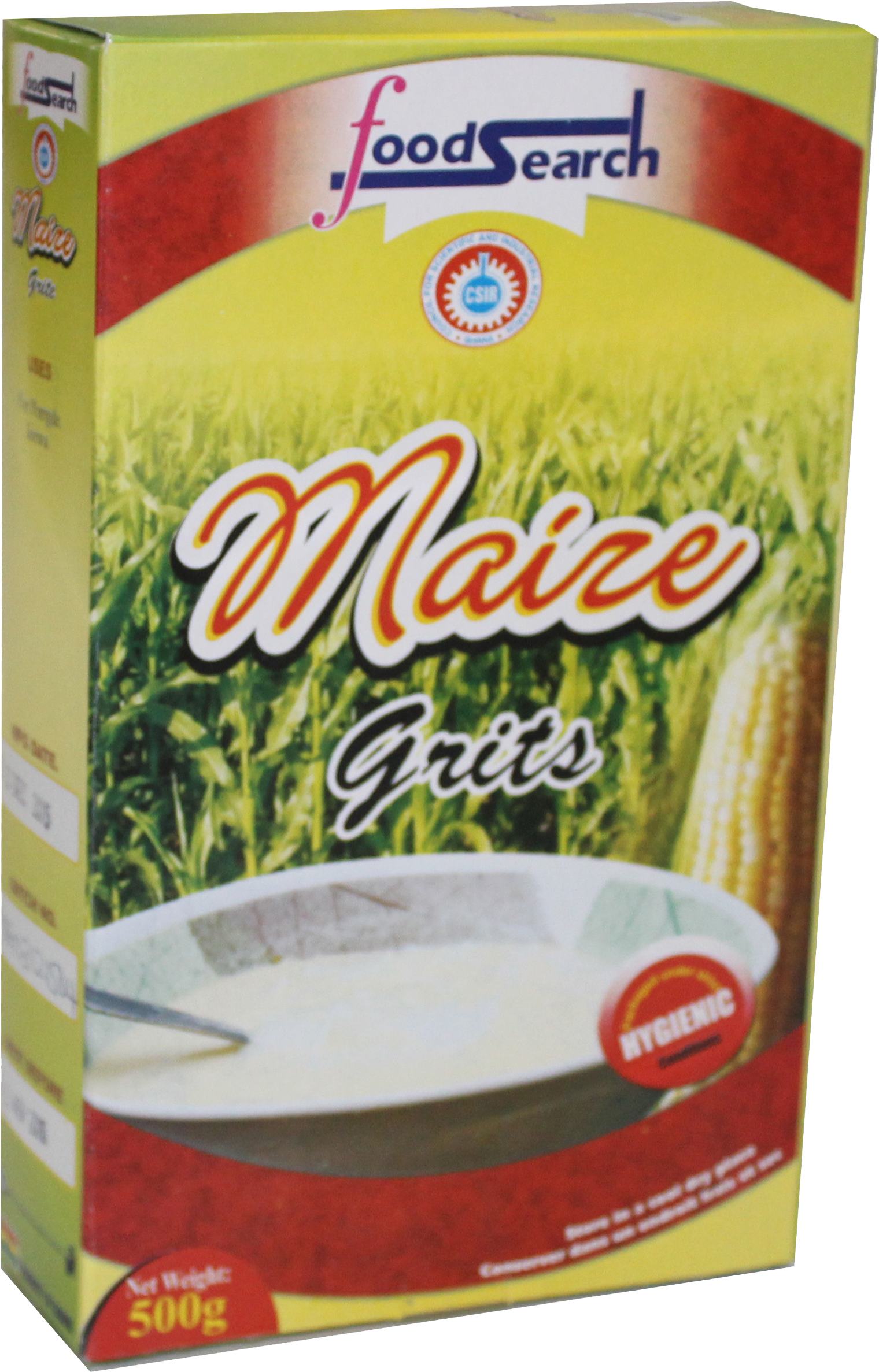Maize Grits - Foodsearch (1602x2429), Png Download