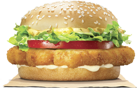 King Fish - Hamburger (500x540), Png Download