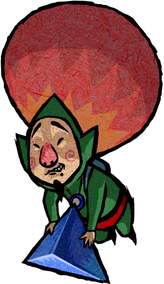 Tingle Artwork - Legend Of Zelda Tingle Balloon (330x571), Png Download