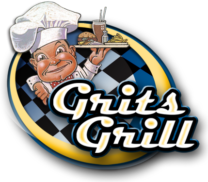 Grits Grill - Cartoon (429x375), Png Download