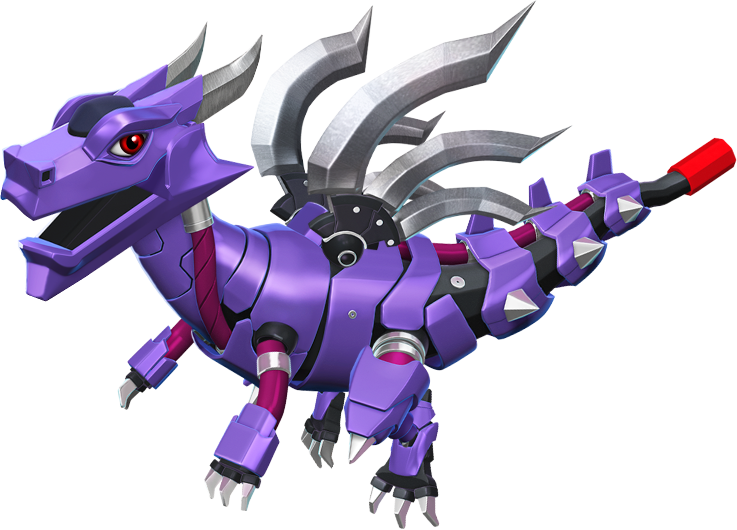 Dark Machine Dragon - Dragon (1475x1060), Png Download