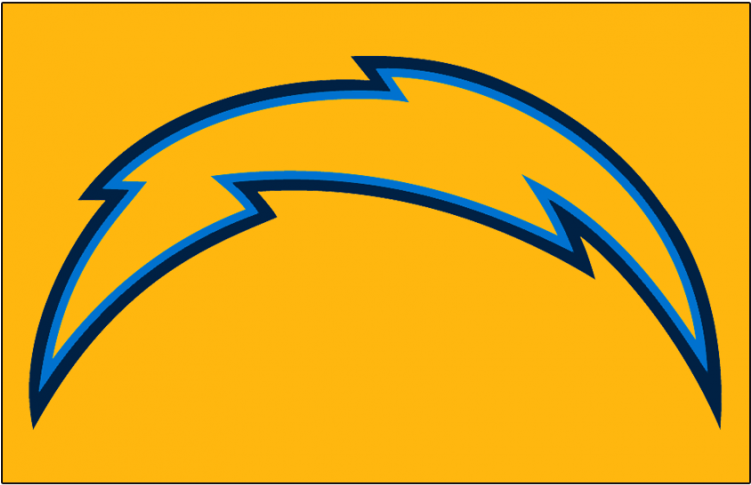 Los Angeles Chargers Iron Ons - Los Angeles Chargers (750x930), Png Download