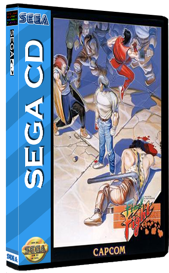 Final Fight Cd (u) - Sega Cd Game Boxes (425x618), Png Download