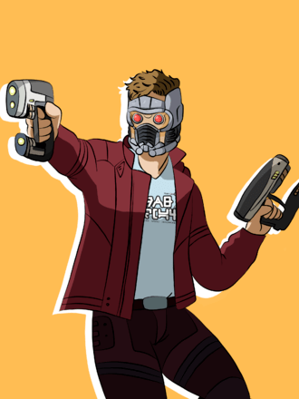 Peter Quill Star Lord Mcu (330x440), Png Download