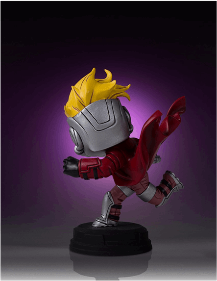 1 Of - Guardians Of The Galaxy - Star-lord Animated Statue (600x600), Png Download