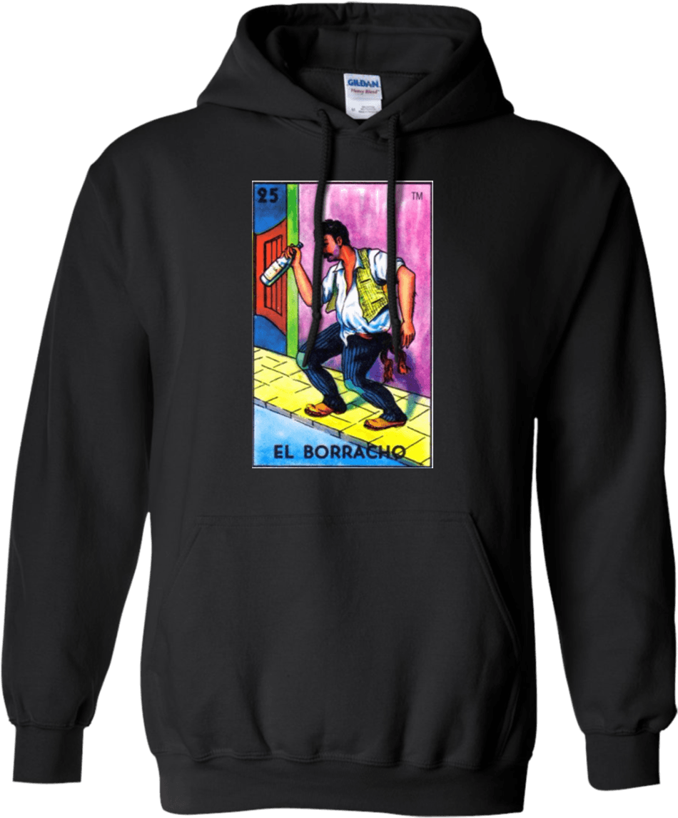 El Borracho Hoodie - El Borracho / The Drunk (1155x1155), Png Download
