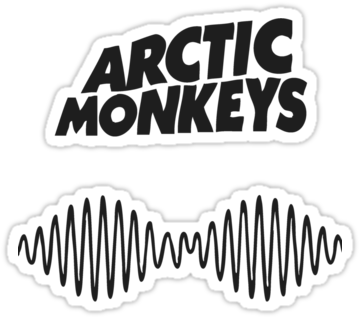 Arctic Monkeys Am Logo Sticker By Tavinci - Domino Records - Arctic Monkeys (375x360), Png Download