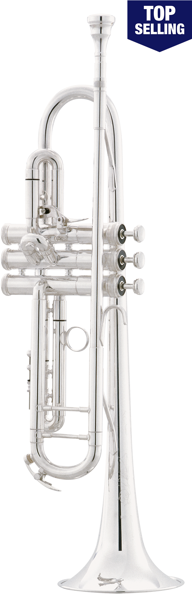 2055t Trumpet - King 2055 Silver Flair Series Bb Trumpet Silver Thumb (700x2000), Png Download