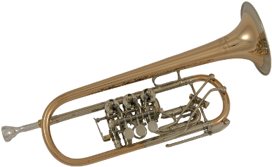 T 053/cx C- Trompete “custom” - Ricco Kuhn C Trumpet (500x333), Png Download