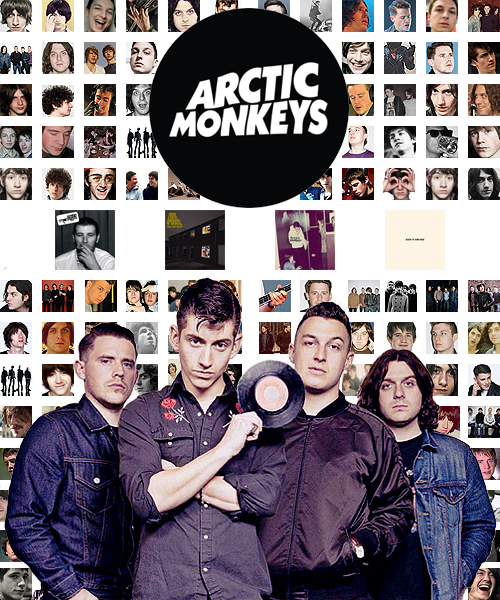 Arctic Monkeys Fond D'écran Possibly Containing A Newsstand, - Monkeys Suck It And See (500x600), Png Download
