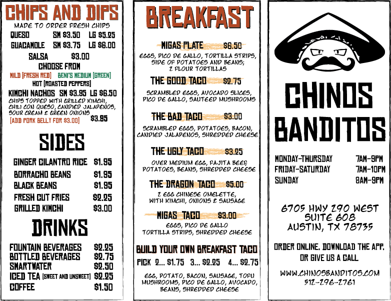 Trifold 2018 - Chinos Banditos (782x602), Png Download