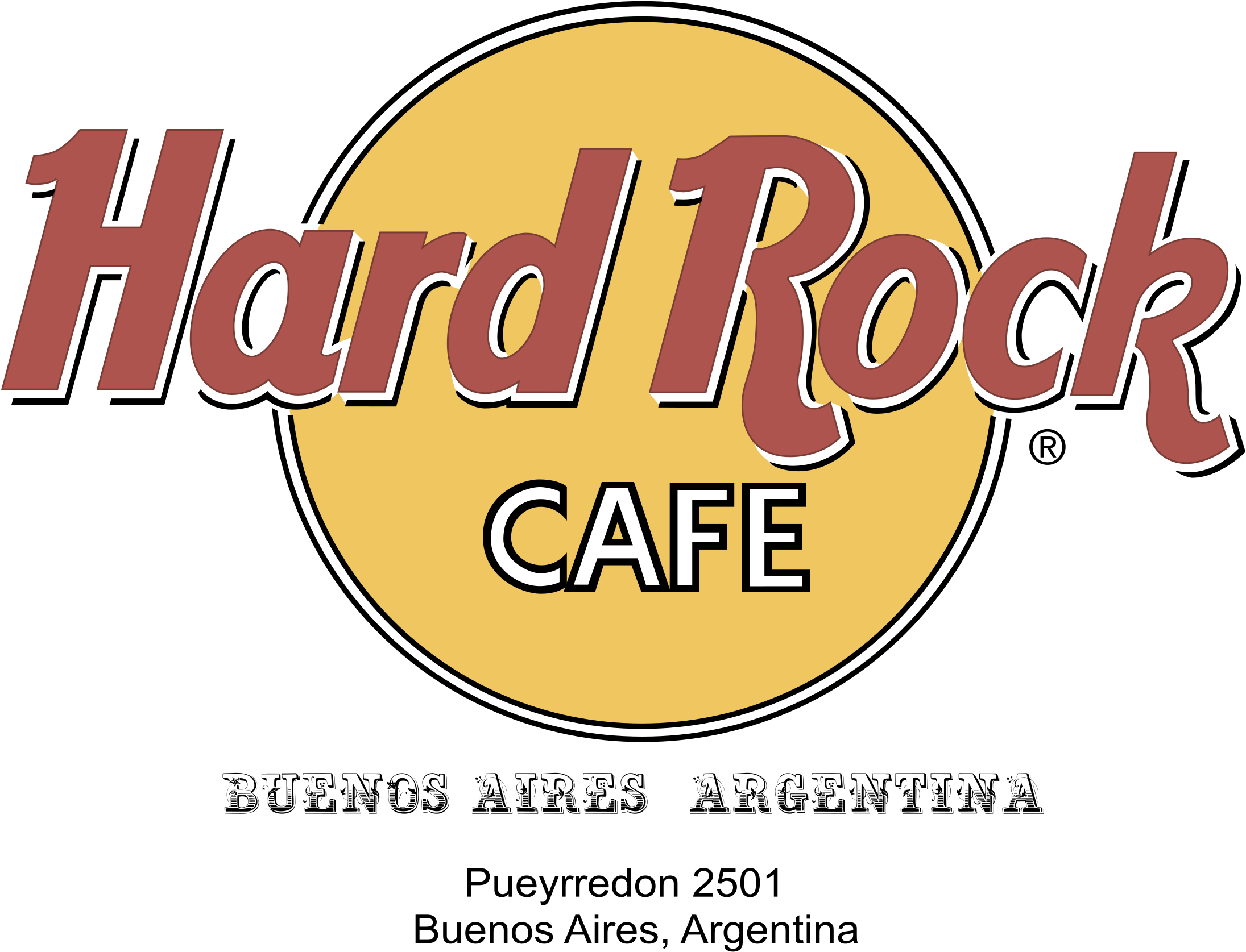 Hard Rock Cafe Logo Png Transparent - Hard Rock Cafe Спб (2400x2400), Png Download