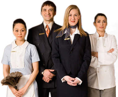 Hotel Staff (382x315), Png Download