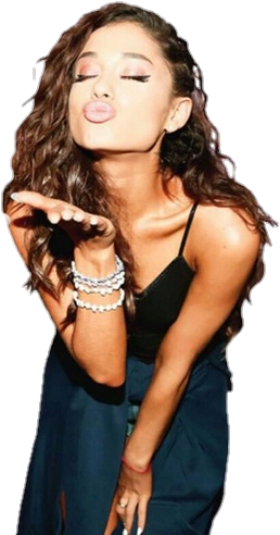 Transparents Ariana Grande Transparent Pack Like Or - Ariana Grande Curly Hair (500x500), Png Download