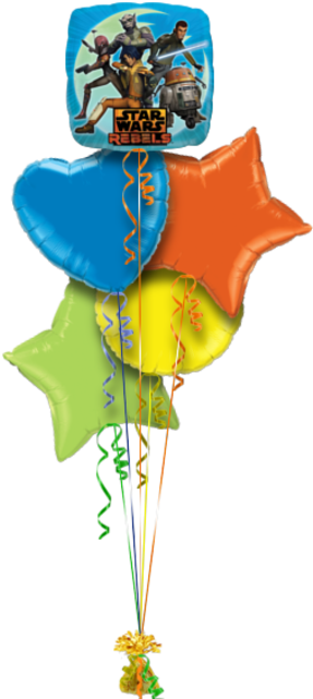 Star Wars Rebels Get Well Balloon - 45cm Star Wars Rebels (286x686), Png Download