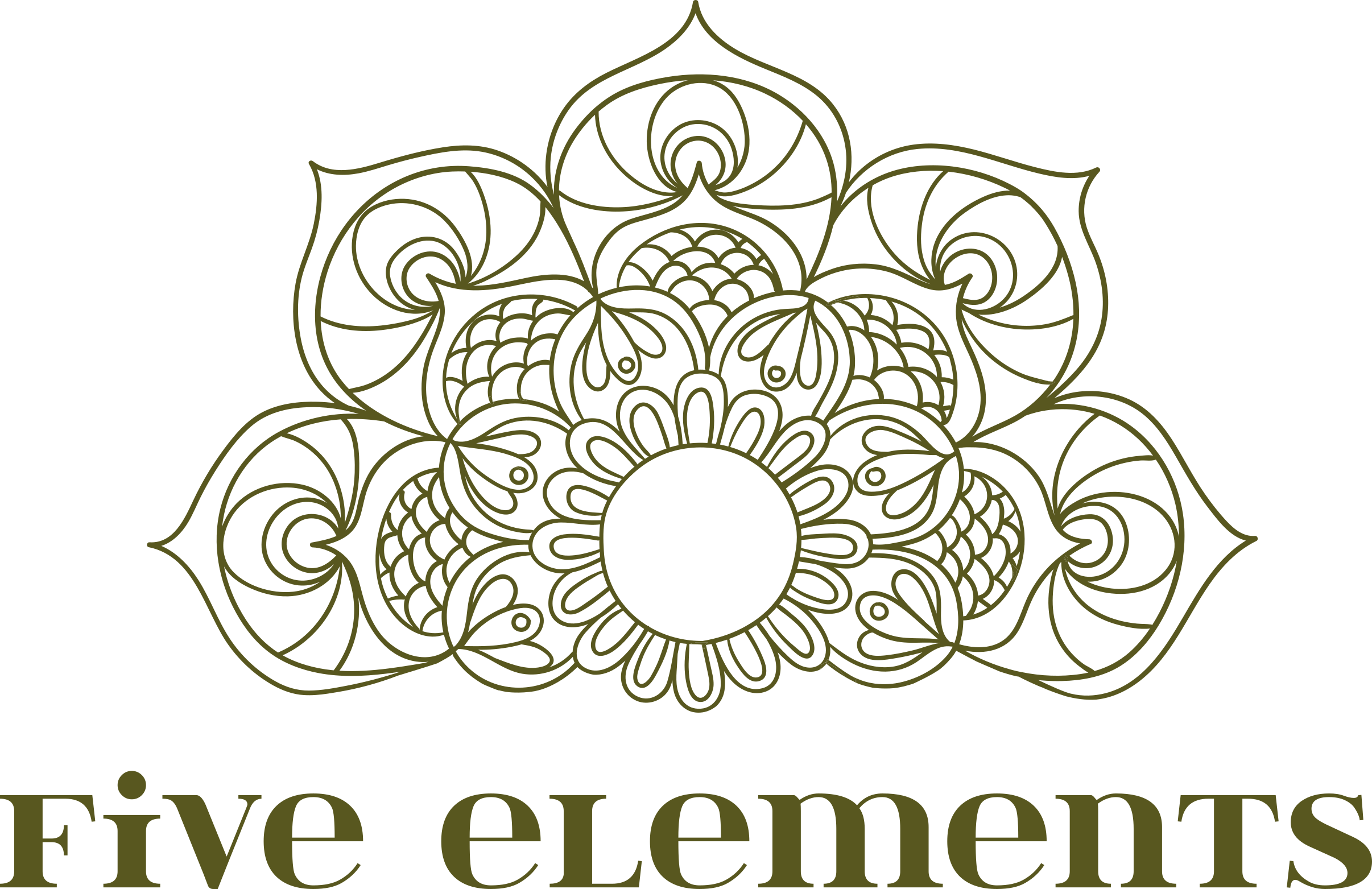 Five Elements - De Villa - Logo - Wall Decal (2412x1563), Png Download