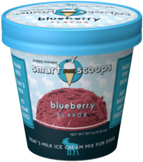 Puppy Cake Ice Cream Blueberry (480x480), Png Download
