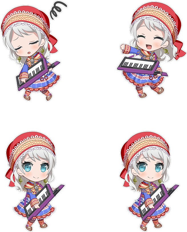 First-rate Hospitality Chibi - Bang Dream! (655x813), Png Download
