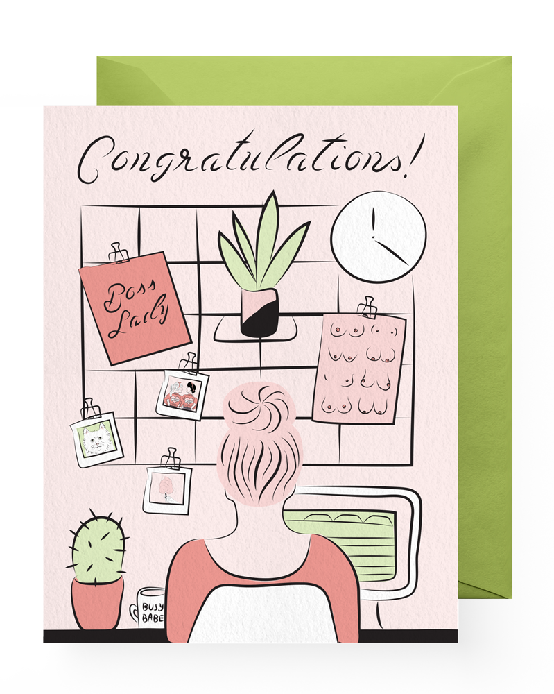 Congrats, Boss Lady - Lady (799x1000), Png Download