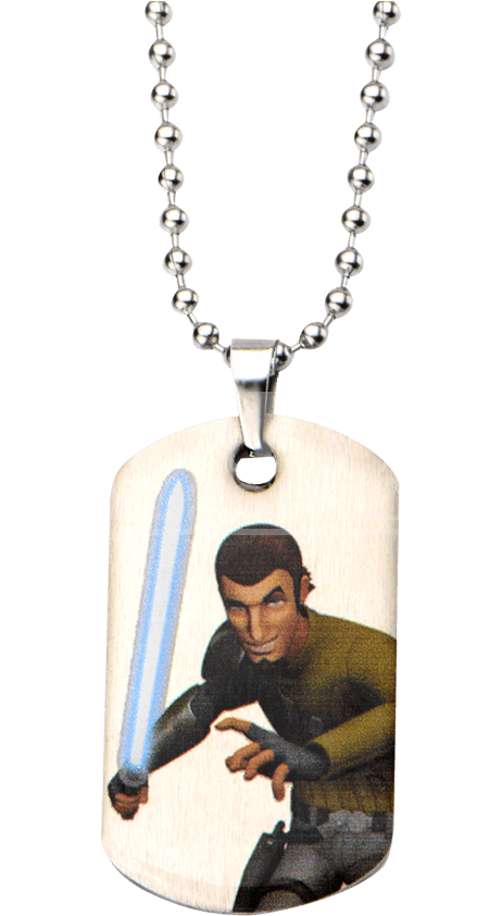 Star Wars Rebels Kanan Kids Dog Tag Necklace (850x850), Png Download