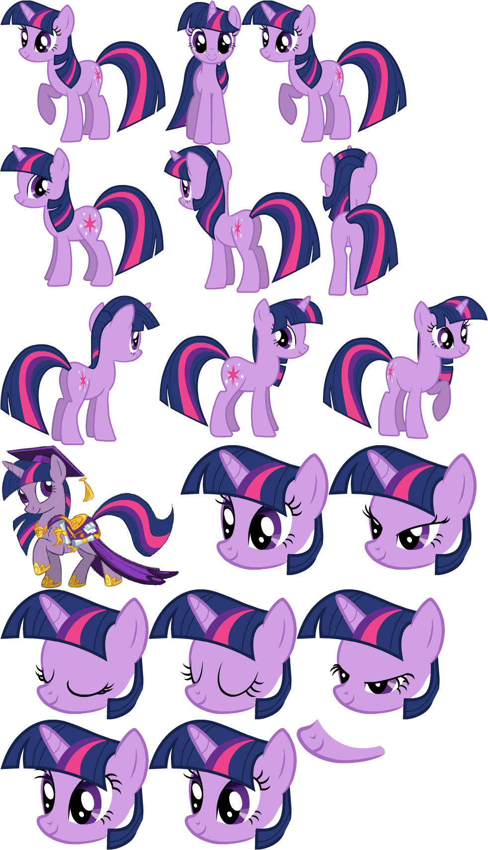 Concept Art, Female, Leak, Mare, Pony, Poses, Raised - Friendship Is Magic Twilight Sparkle (1024x2048), Png Download