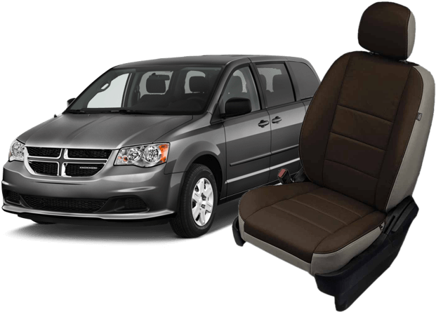 Dodge Caravan Leather Seats - Dodge Grand Caravan 2010 (632x449), Png Download