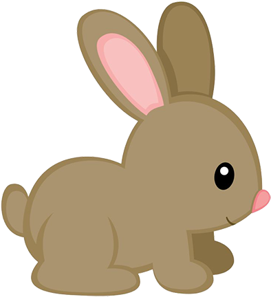 Love Makes Friends Story Rabit - Bunny Clipart (400x438), Png Download