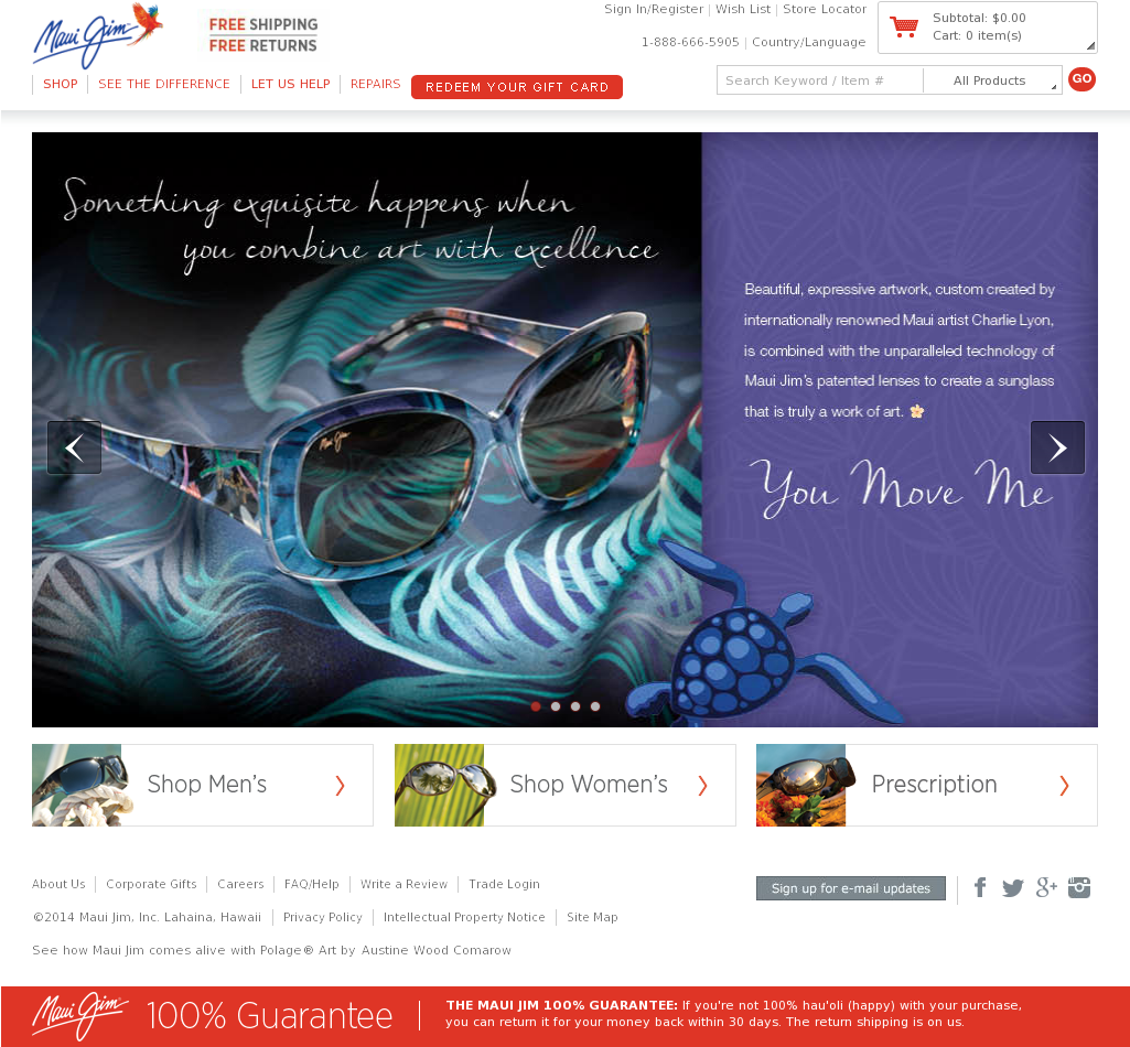 Maui Jim (1024x959), Png Download