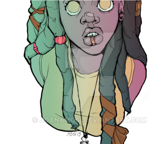 Rastas Clipart Woman - Rasta Drawing (640x480), Png Download