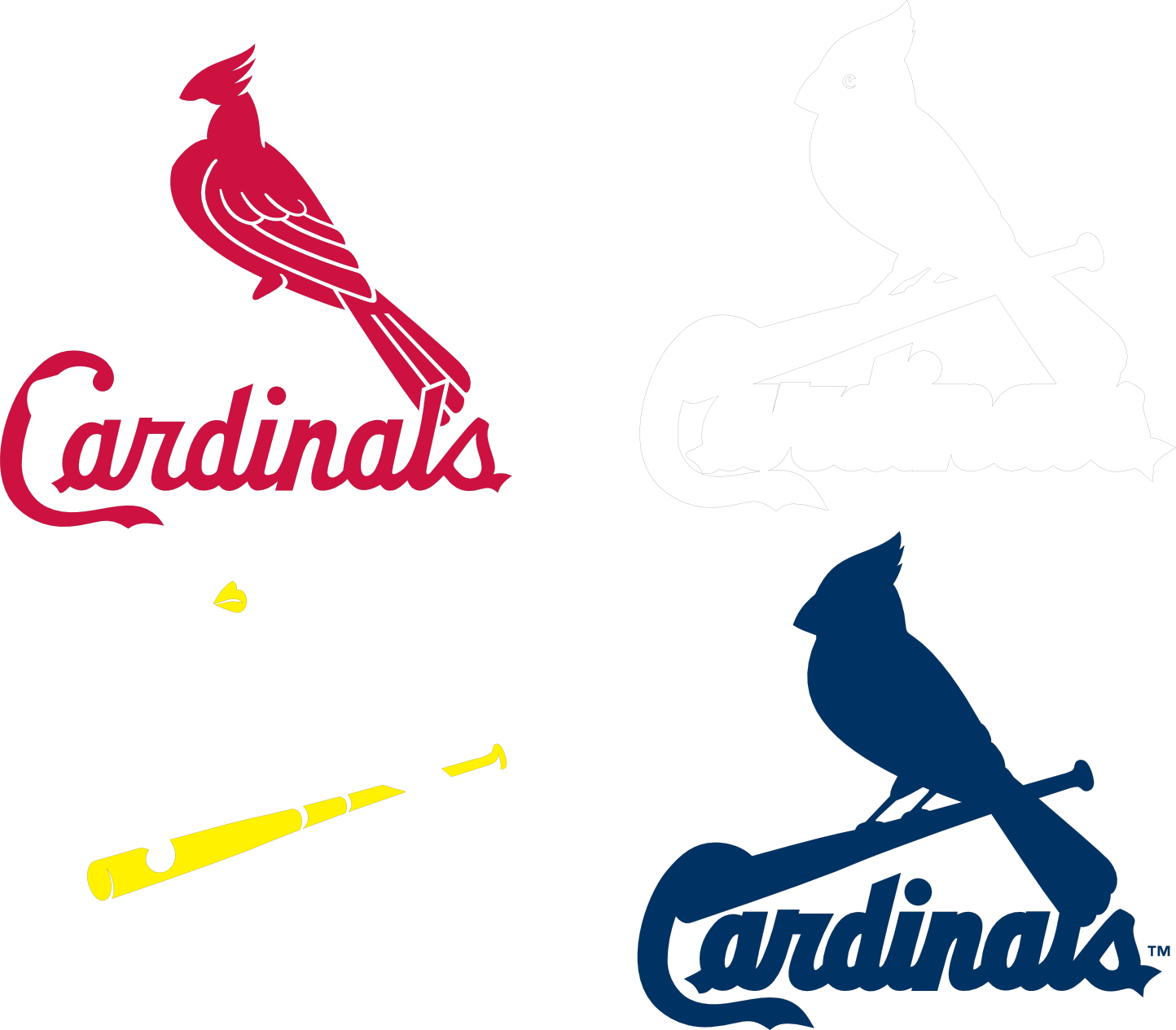 Sports, Personal Use, St Louis Cardinals Logo - Steelers And St Louis Cardinals (1444x1265), Png Download