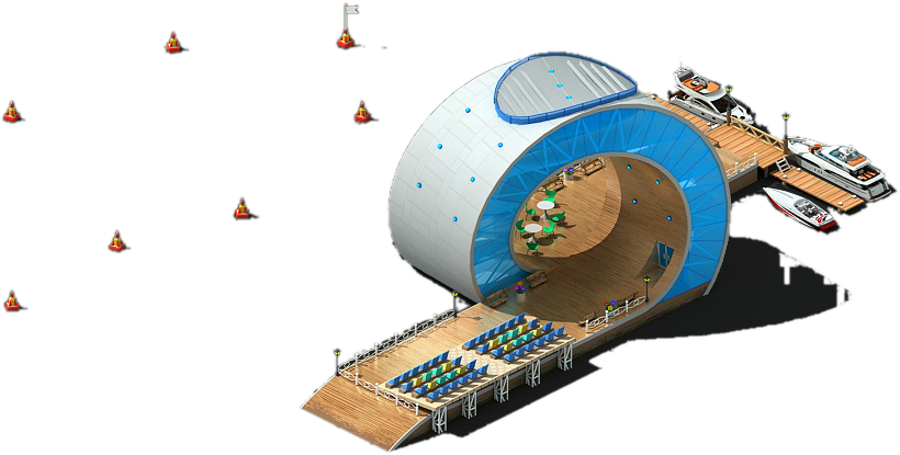 Speedboat Route L2 - Building (862x434), Png Download