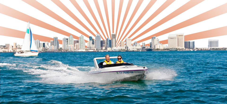 San Diego Speed Boat Adventures (960x440), Png Download